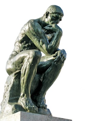 Skulptur "Der Denker" von August Rodin